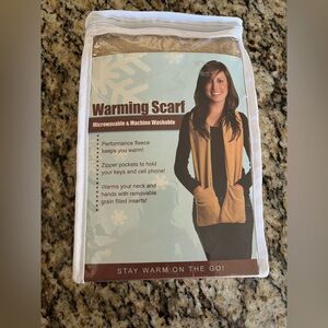 Microwaveable Warming Scarf with Pockets